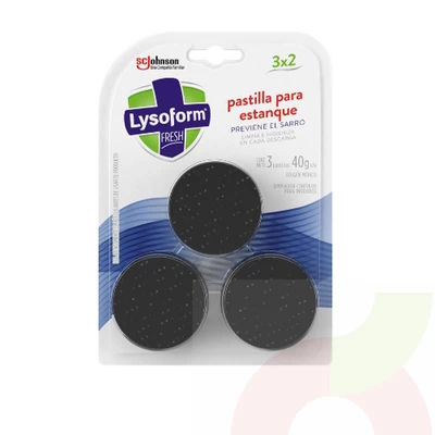 Pastilla Estanque Lysoform 3 Unidades 