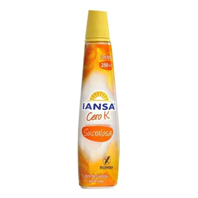 Endulzante Liquido Sucralosa Cero K Iansa 250Ml