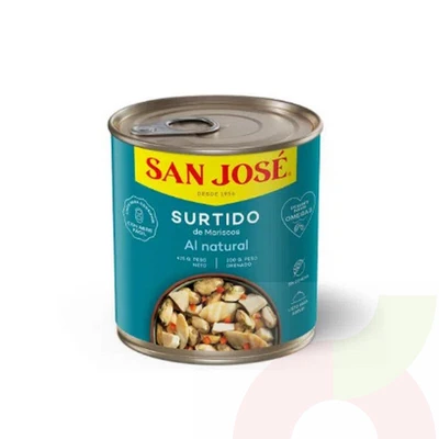 Surtido de Mariscos al Natural San José 425Gr