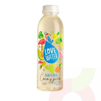 Agua Coco-Piña Love Wáter 550Ml