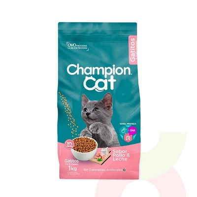 Alimento Gatitos Pollo y Leche Champion Cat 1Kg