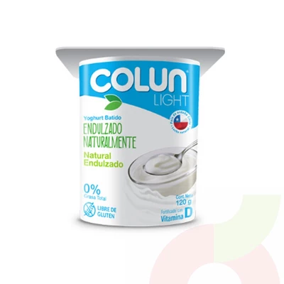 Yoghurt Natural Light Colun 120Gr