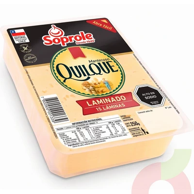 Queso Mantecoso Laminado Quilque 250Gr