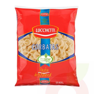 Pasta Corbatas Lucchetti 400Gr