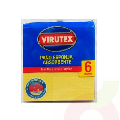 Paño Esponja Adsorbente Virutex 6 Unidades