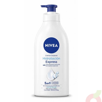 Crema Corporal Hidratación Express Nivea 1Lt
