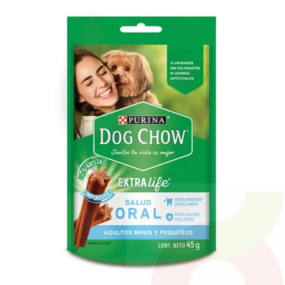 Salud Oral Adultos Mini y Pequeños Dog Chow 45Gr