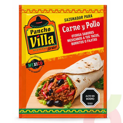 Sazonador Carne & Pollo Pancho Villa 30Gr