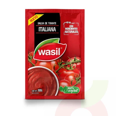 Salsa Tomates Wasil 180 Gr 