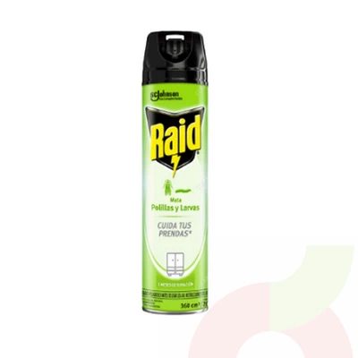 Mata Polillas y Larvas Raid 390ml