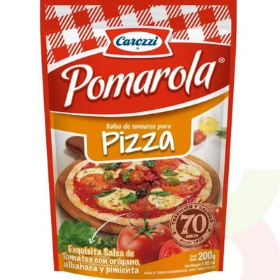 Salsa Pomarola para Pizza Carozzi 200Gr