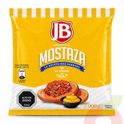 Bolsa Mostaza JB 900Gr