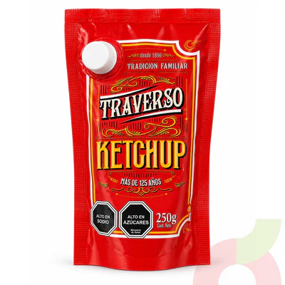 Doypack Ketchup Vintage Traverso 250Gr