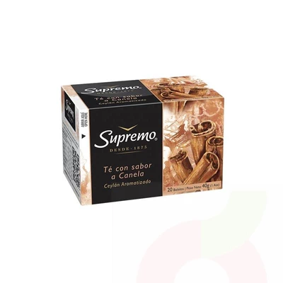 Té Canela Supremo 20 Unidades 40Gr 
