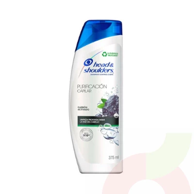 Shampoo Carbón Purificación Head & Shoulders 375ml
