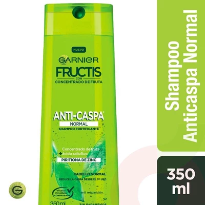 Shampoo Fortificante Anticaspa Fructis 350Ml