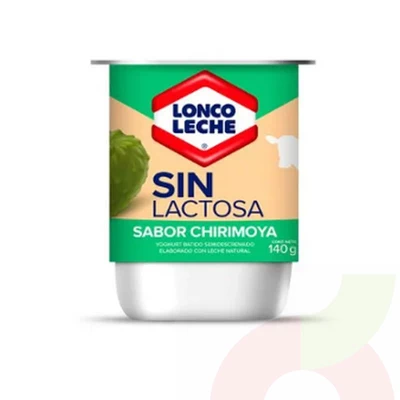 Yoghurt Sin Lactosa Chirimoya Loncoleche 140Gr