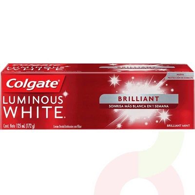 Pasta Dental Luminous White Brilliant Mint Colgate 140Gr