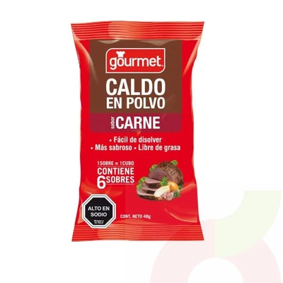 Caldo en Polvo Sabor Carne 48Gr