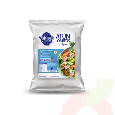 Atún Lomitos Robinson Crusoe Pouch 500gr