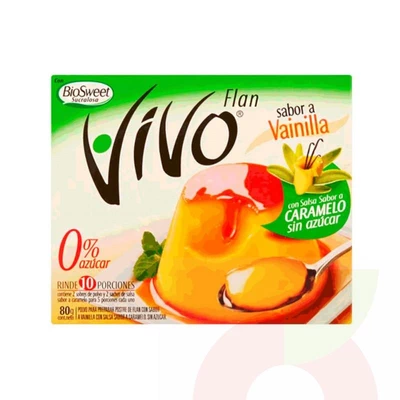 Flan Vainilla 0 Azúcar 80Gr