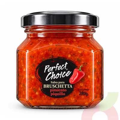 Salsa Bruschetta Pimiento Piquillo Perfect Choice 280Gr