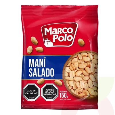 Maní Con Sal Marco Polo 150Gr