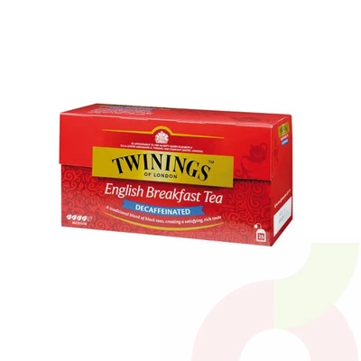 Te Twinings Breakfast Descafeinado 25 Unidades 50Gr