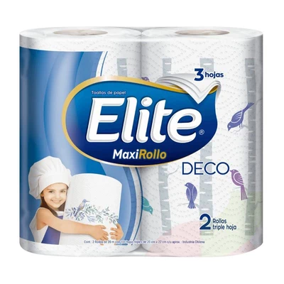 Toalla Deco Maxi Elite Rollo 2 Unidades