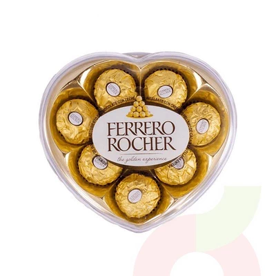  Bombones Corazón Ferrero Rocher 100Gr