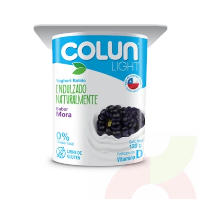Yoghurt Light Mora Colun 120Gr