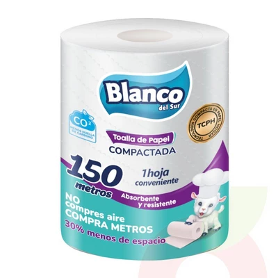 Toalla 150Mt Blanco del Sur 
