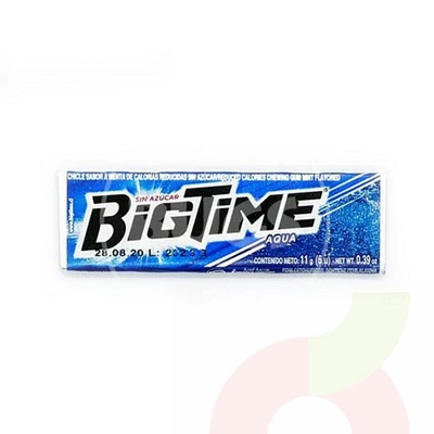Chicle Bigtime Aqua 11Gr