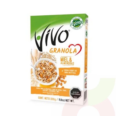 Granola Miel y Almendras Vivo 330Gr