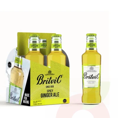 Tónica Ginger Ale Britvic 200Cc 4 Unidades