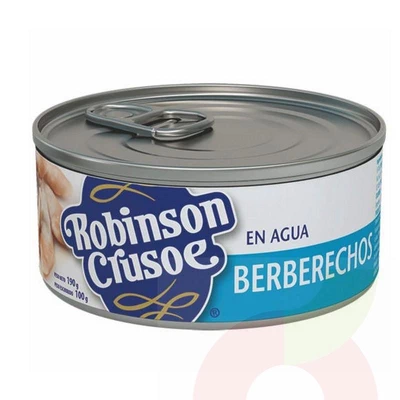 Berbecheros al Natural Robinson Crusoe 100Gr Drenado- 190Gr Neto 