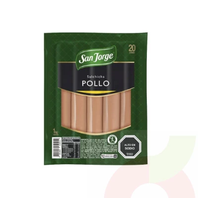 Vienesas de Pollo San Jorge 1Kg