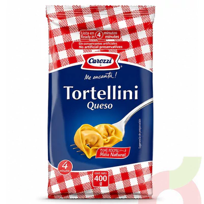 Pasta Tortellini de Queso Carozzi 400Gr