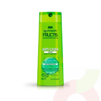 Shampoo Fortificante AntiCaspa Cabello Graso Fructis 350ml