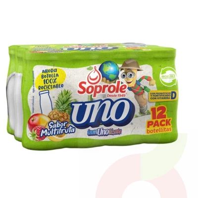 Uno al Día Sabor Multifruta 12 Unidades 80Ml