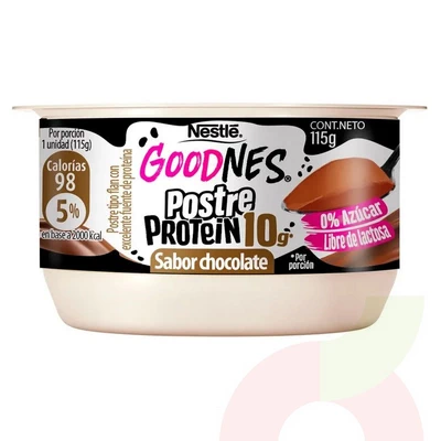 Postre Goodnes Protein Chocolate Nestle 115Gr 