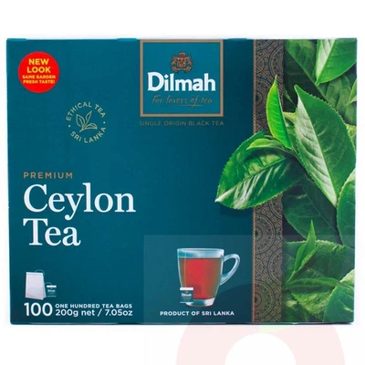 Té Negro Ceylon Premium Dilmah 100 Unidades 200Gr 