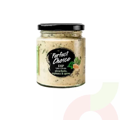 Dip Alcachofa, Espinaca y Queso Perfect Choice 220gr 