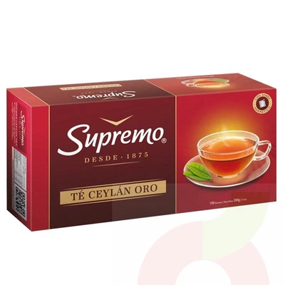 Té Ceylan Oro Supremo 100 Unidades 200Gr