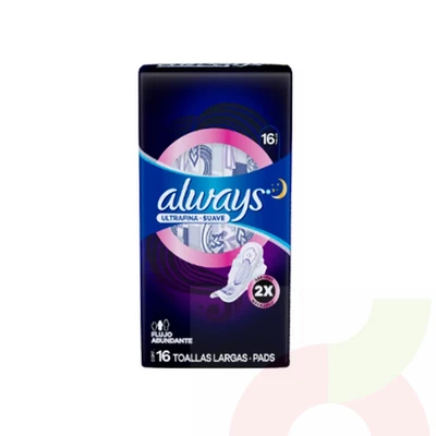 Toallas Sanitarias Ultrafina Always 16 Unidades 