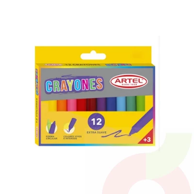 Crayones 12 Colores Artel