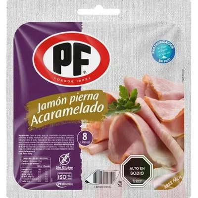 Jamón Pierna Acaramelado PF 200Gr