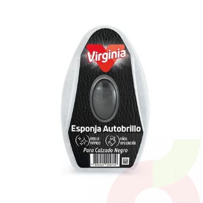 Esponja Zapatos  Negro Virginia 