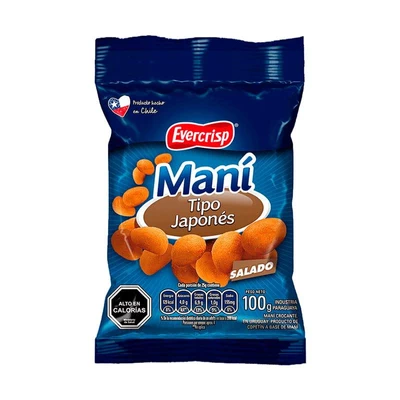 Maní Japonés Evercrisp 100Gr