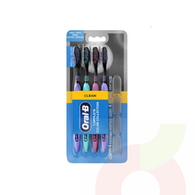 Cepillos de Dientes Complete Colors Oral-B 4 Unidades